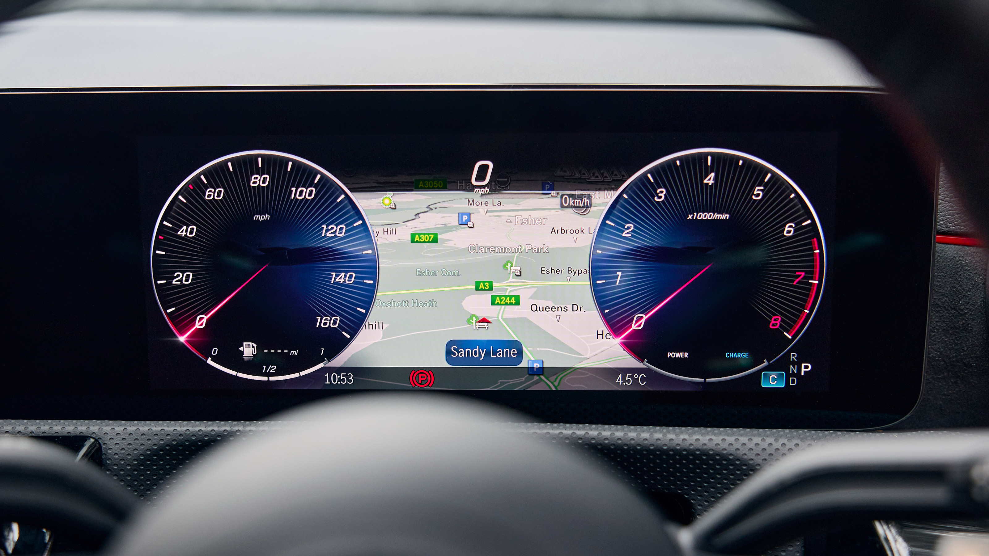 Mercedes A-Class - dials