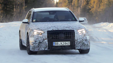Mercedes E-Class AMG estate (camouflaged) - front