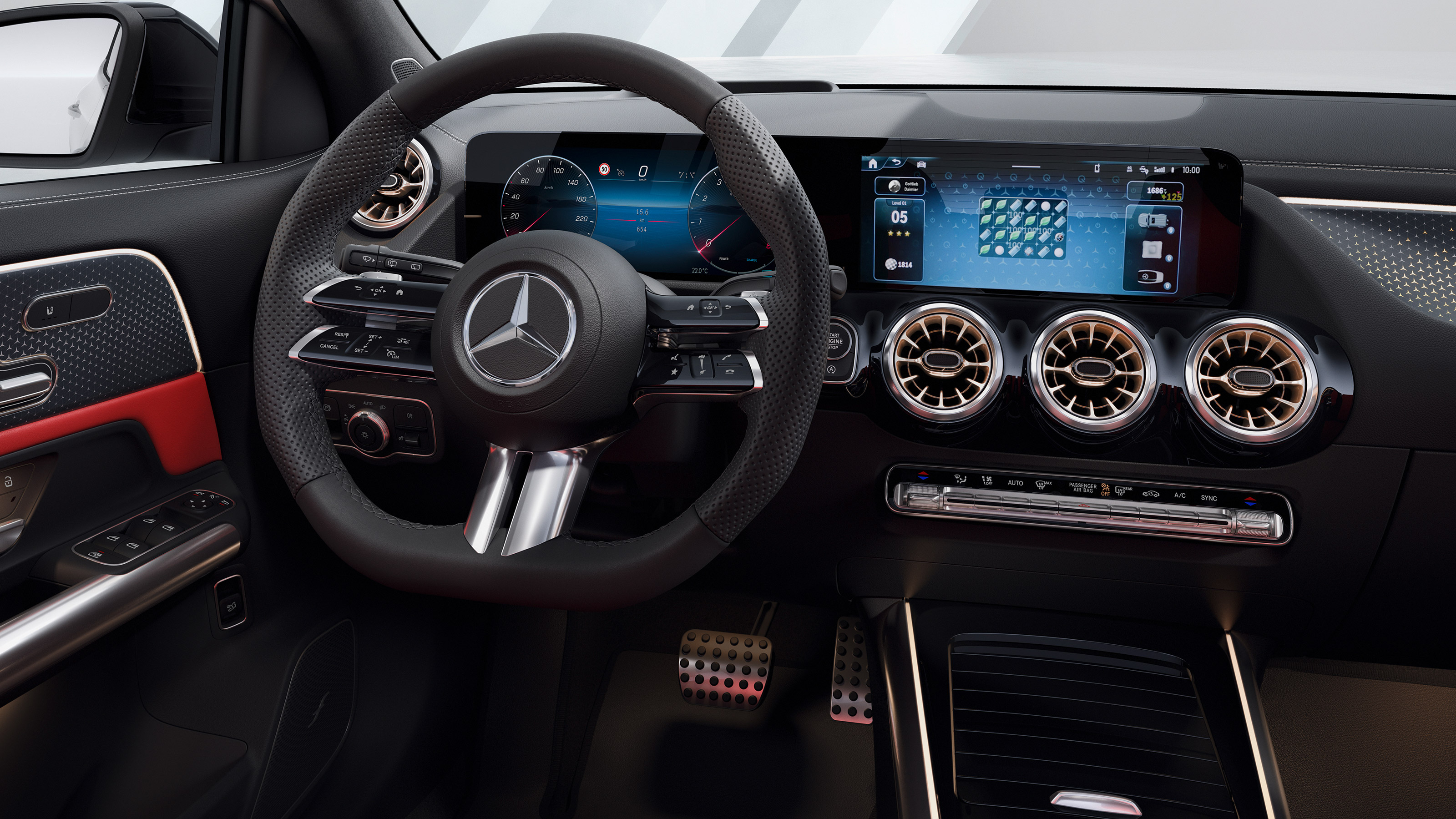 Mercedes GLA facelift - dash