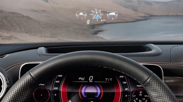 Mercedes GLC Coupe - head-up display