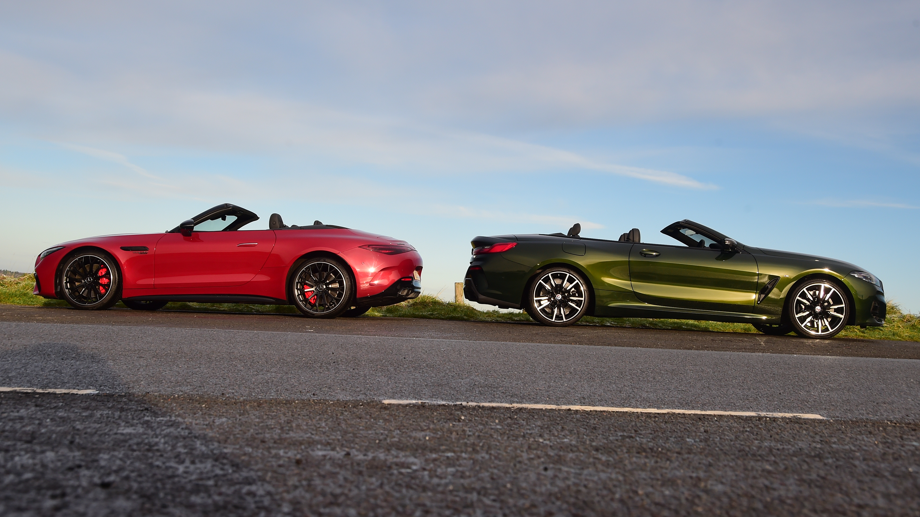 Mercedes-AMG SL 55 and BMW M850i - back-to-back static