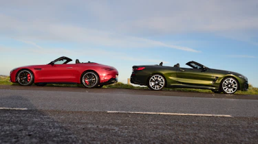Mercedes-AMG SL 55 and BMW M850i - back-to-back static