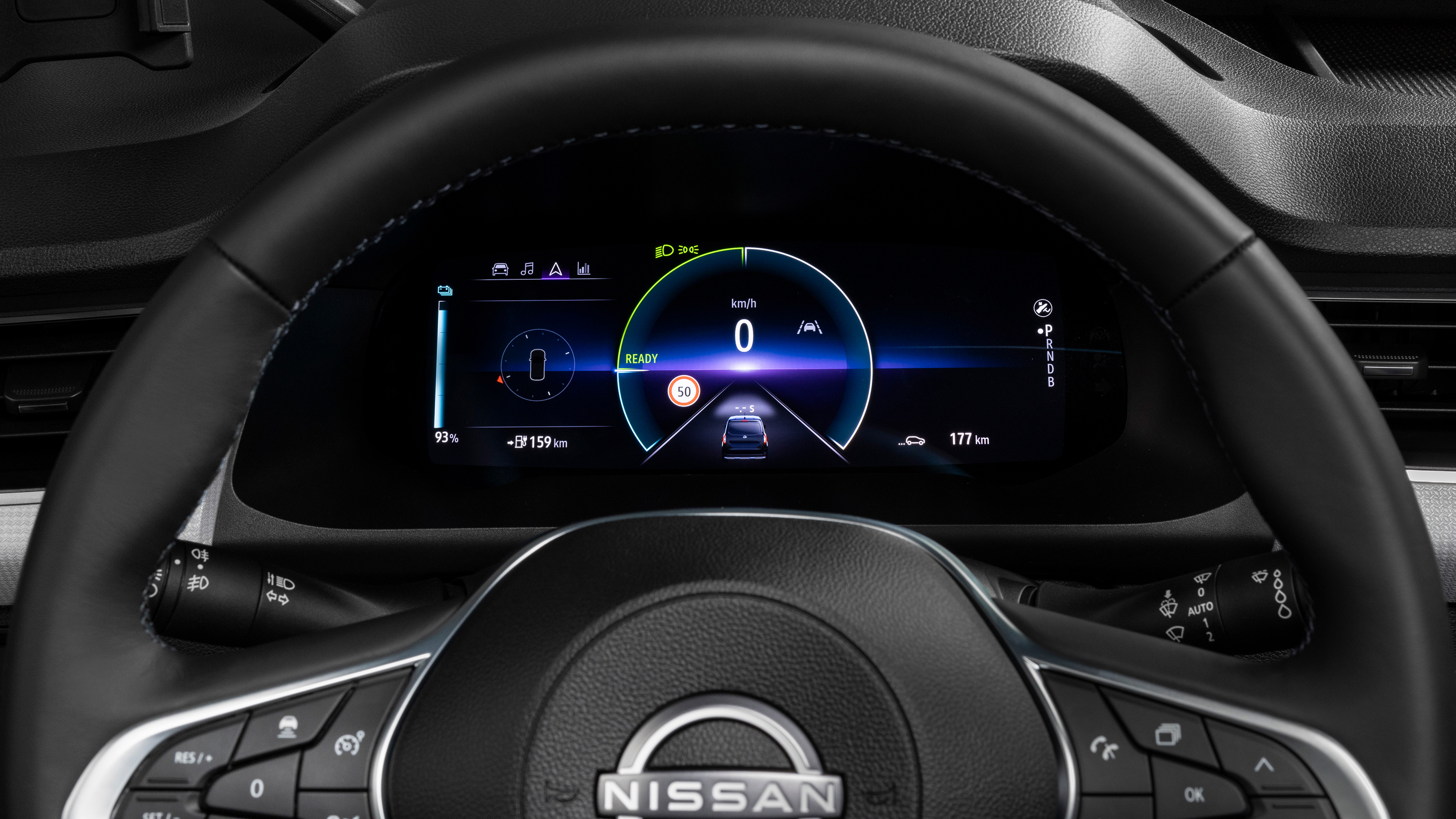 Nissan Townstar - dashboard screen