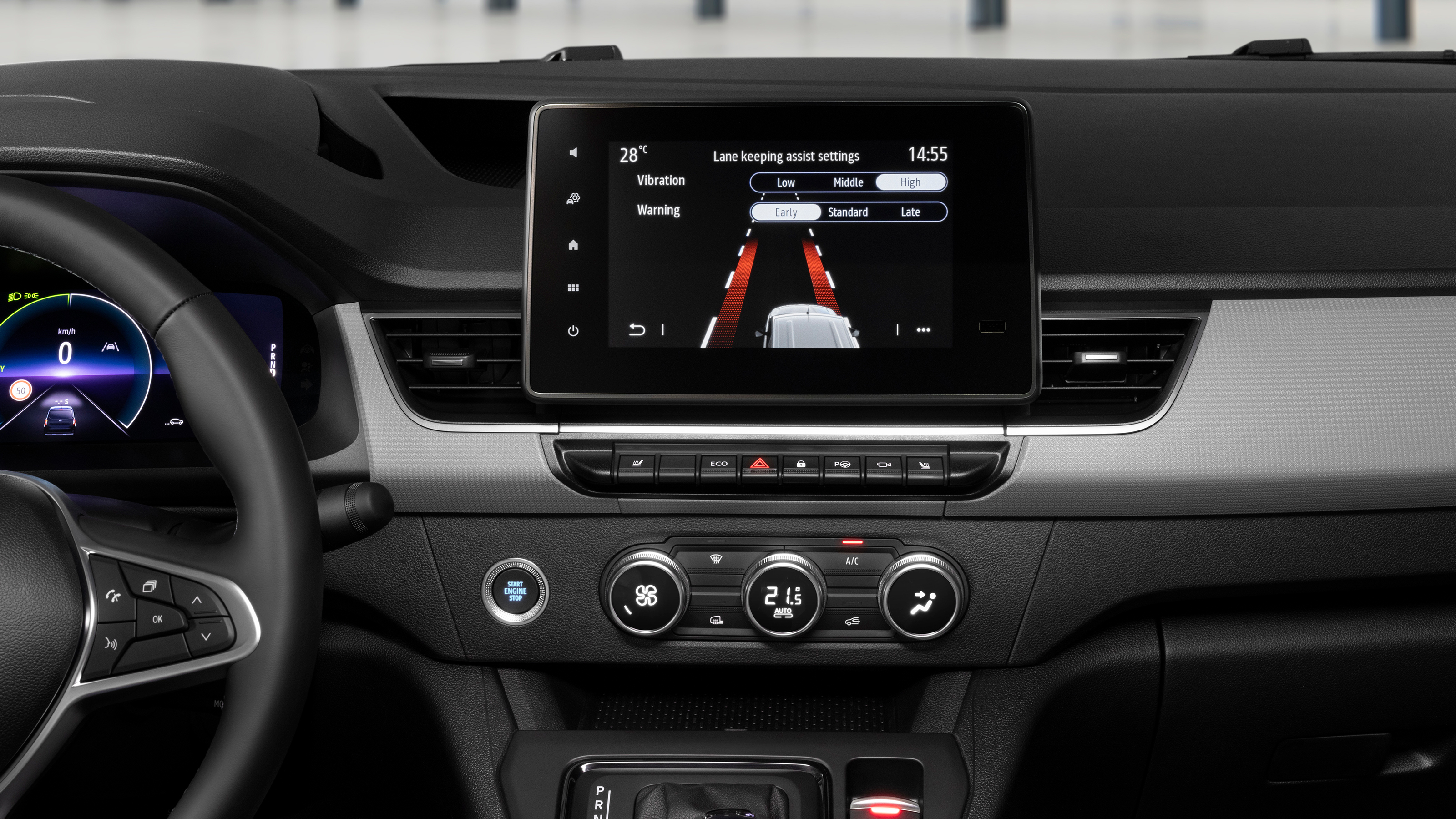 Nissan Townstar - infotainment screen