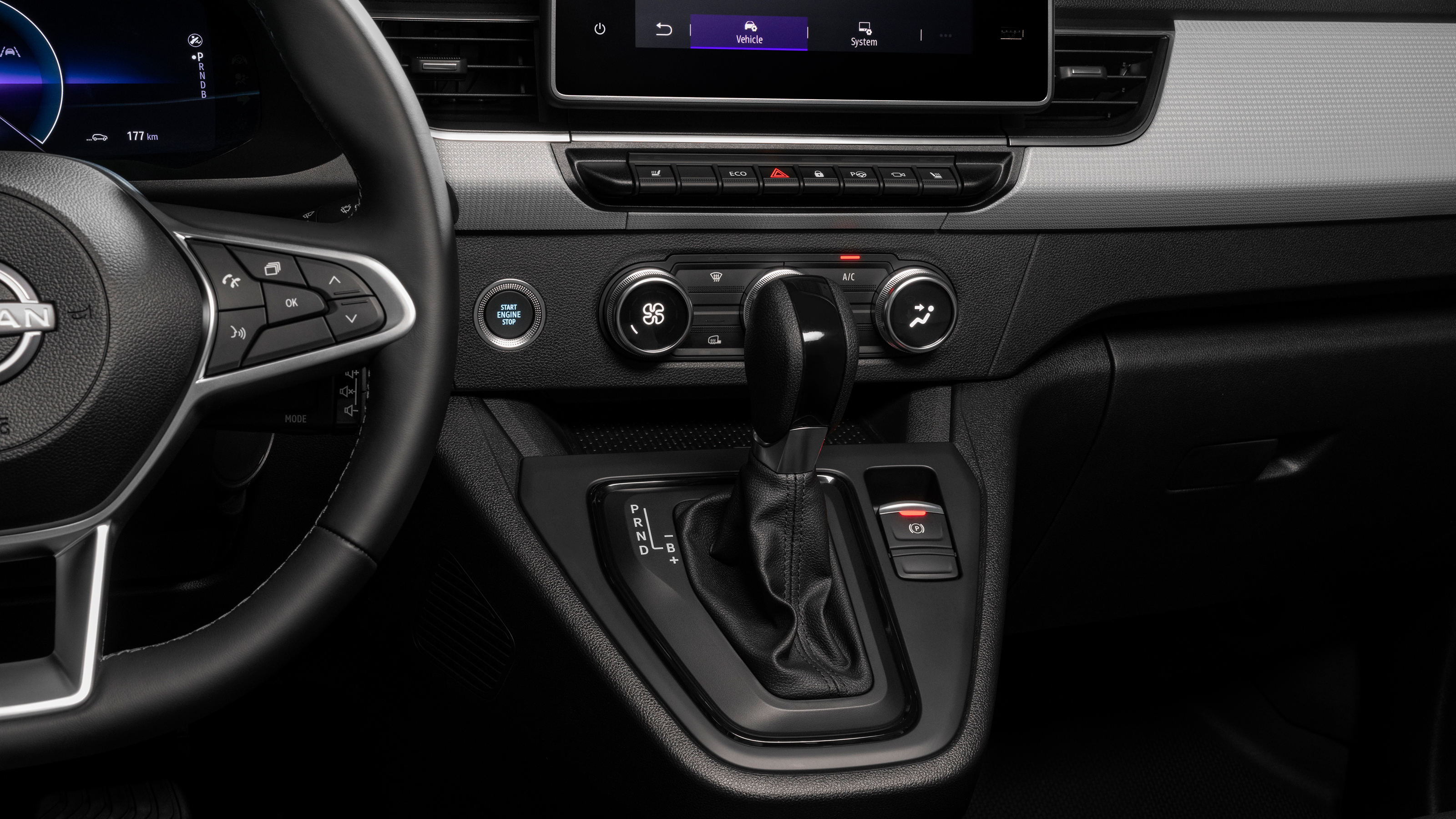 Nissan Townstar - gear selector