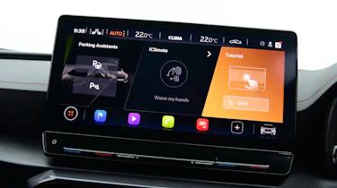 Cupra Formentor - infotainment screen (home screen)