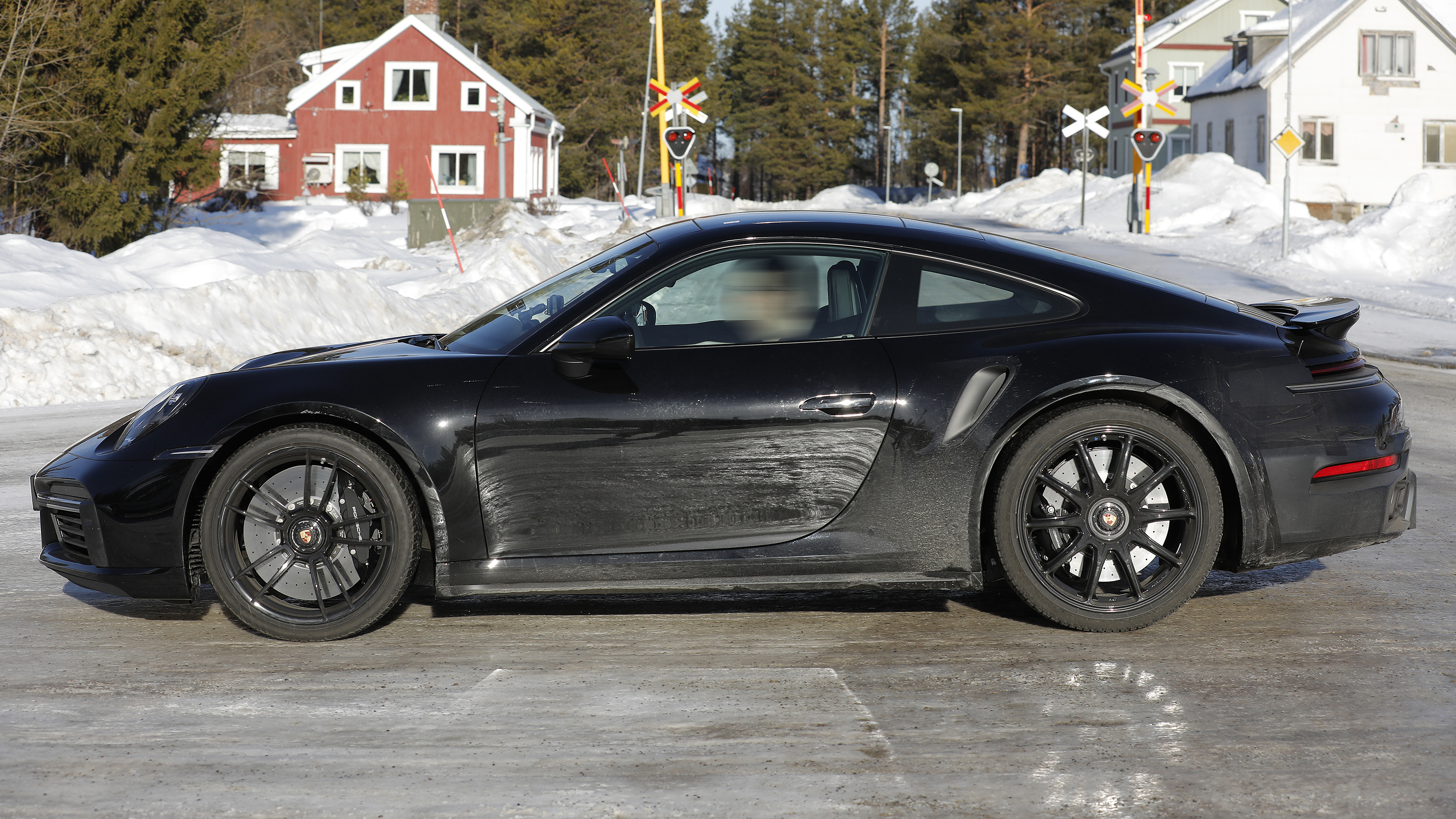 Porsche 911 Turbo S  992.2  facelift (camouflaged) - side