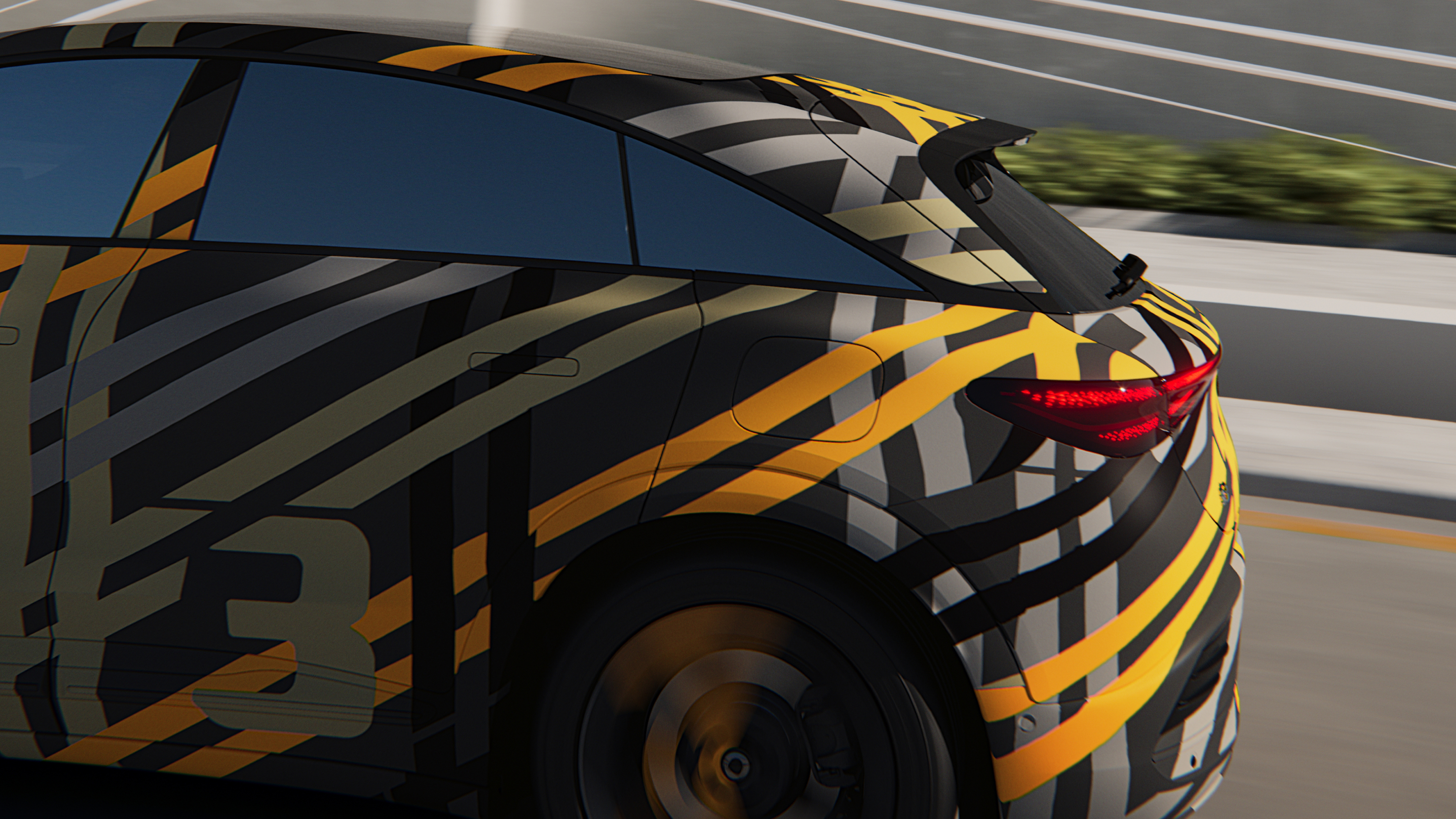 Smart #3 official teaser render - rear end