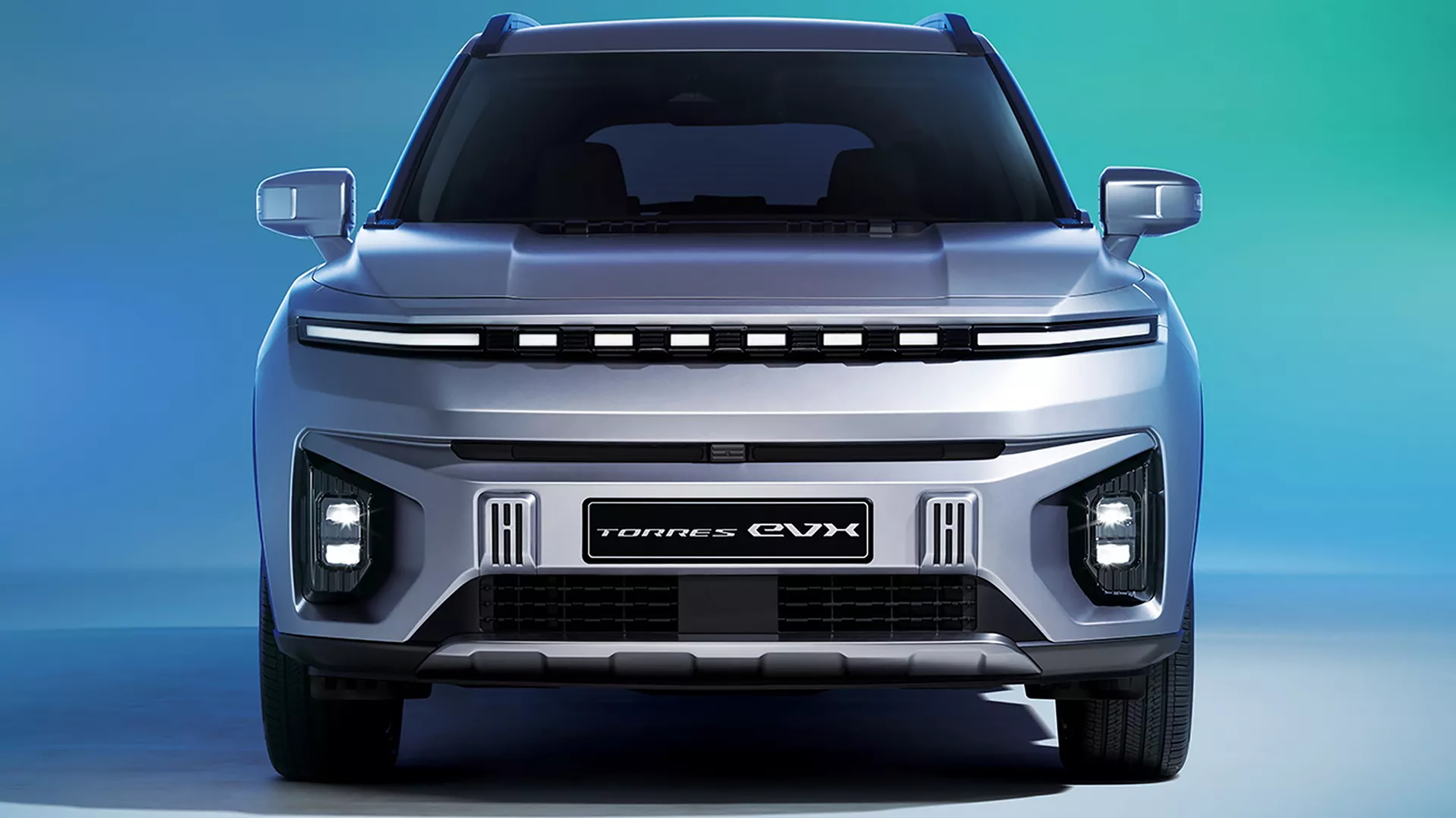SsangYong Torres EVX head on