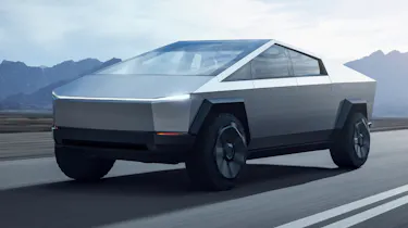 Tesla Cybertruck - front tracking