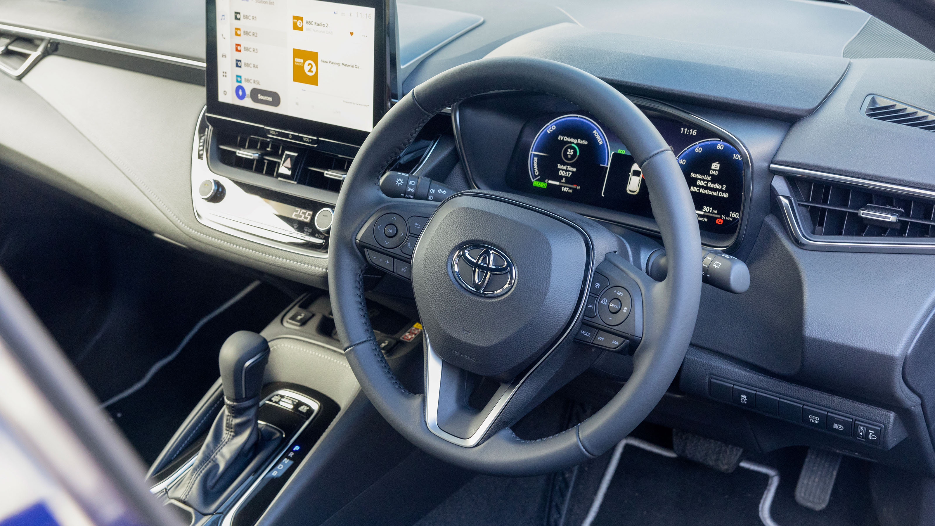 Updated Toyota Corolla - interior