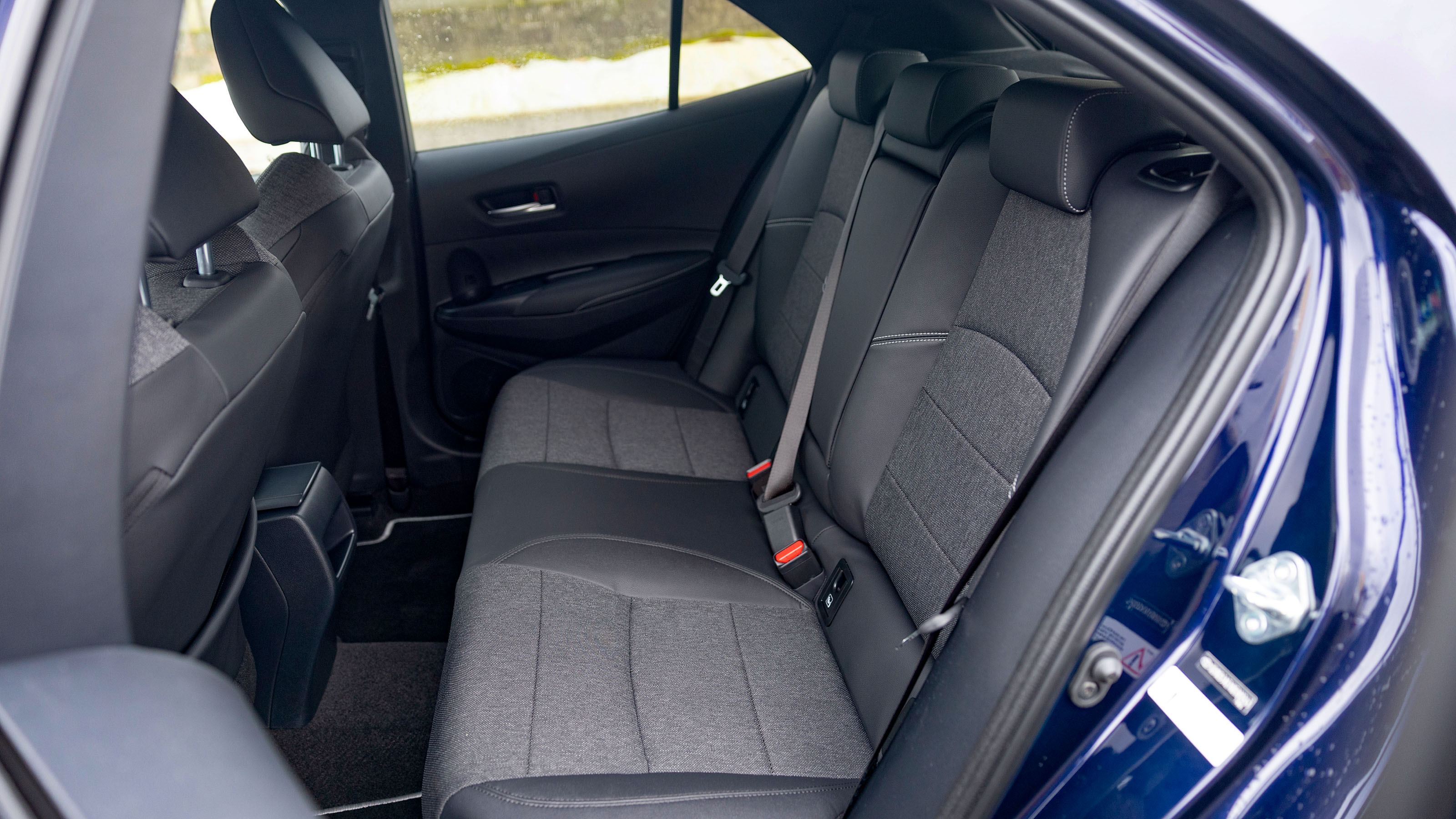 Updated Toyota Corolla - rear seats