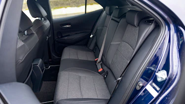 Updated Toyota Corolla - rear seats