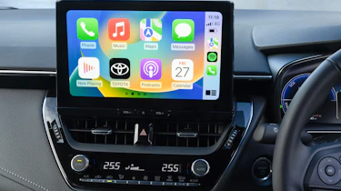 Updated Toyota Corolla - central touchscreen