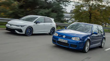 Volkswagen Golf R32 and Volkswagen Golf R 20 Years - front