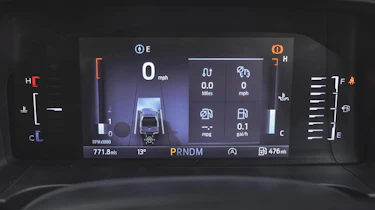 Ford Ranger Wildtrak - dashboard screen