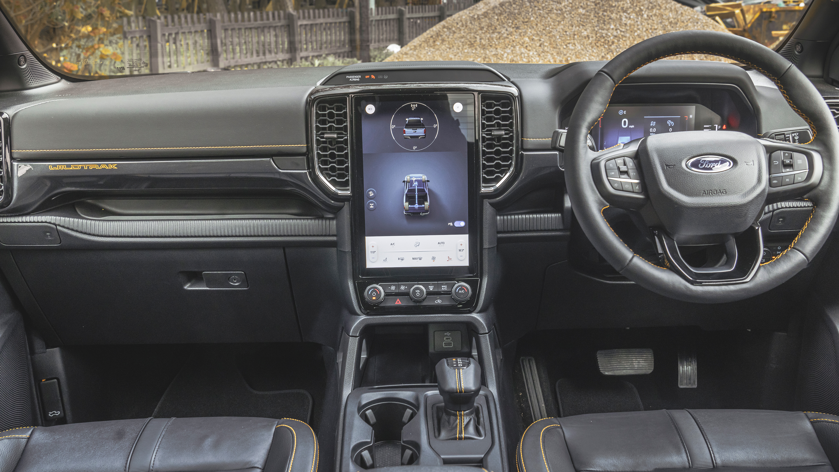 Ford Ranger Wildtrak - dashboard