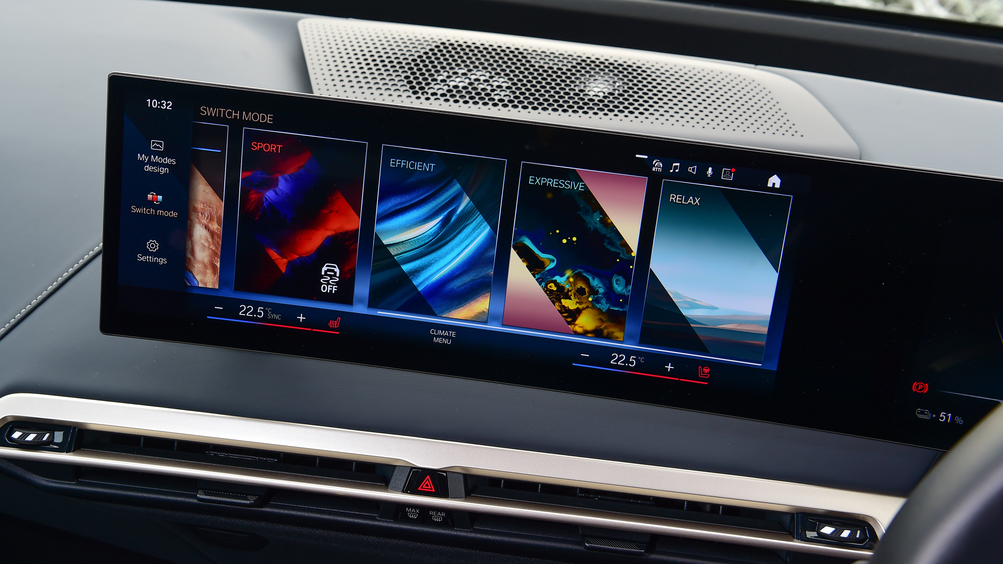BMW iX - drive modes