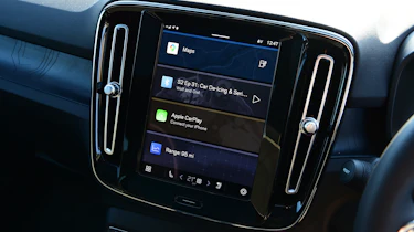 Volvo C40 - infotainment screen (home screen)