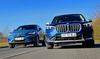 Volvo C40 and BMW iX1 - front tracking
