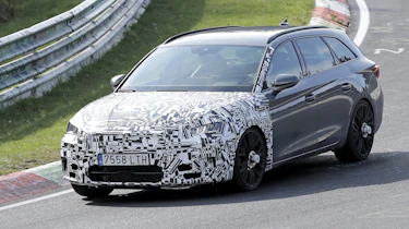 Cupra Leon spy - front