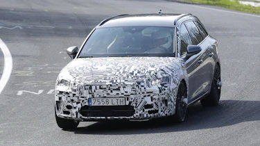 Cupra Leon spy - front