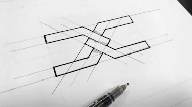 Dacia logo sketch