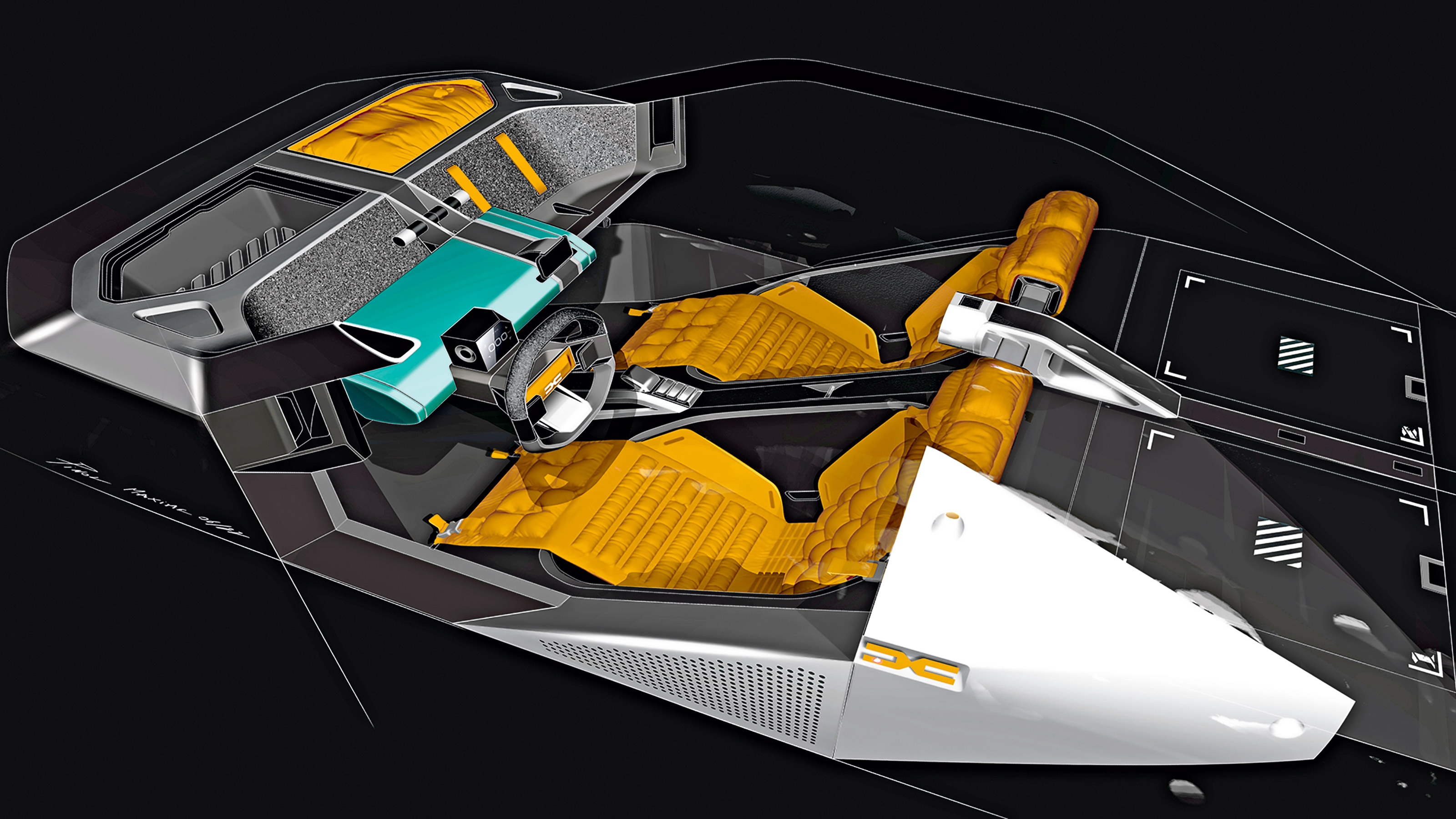 Dacia Manifesto - sketch interior