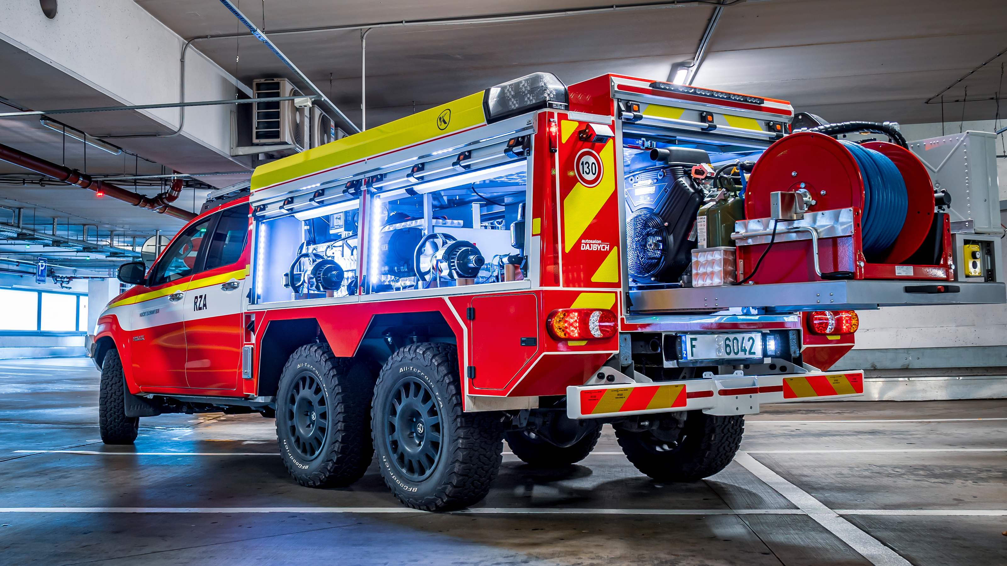 Cold Cut Systems fire truck - rear static