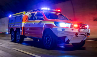 Cold Cut Systems fire truck - front tracking