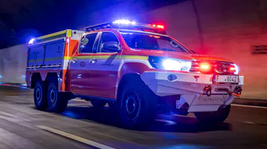Cold Cut Systems fire truck - front tracking