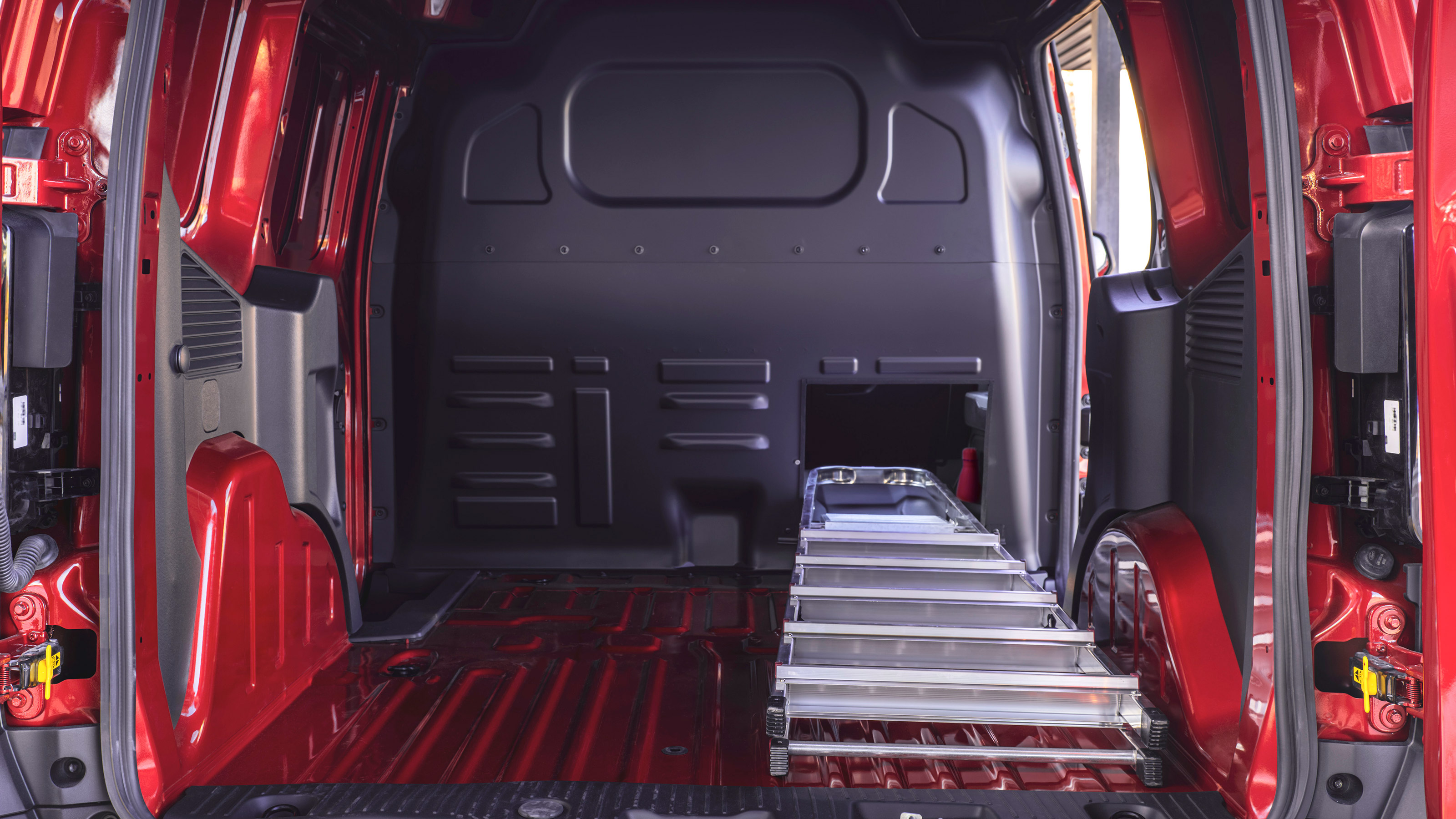 Ford E-Transit Courier - loading bay ladder