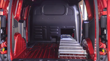 Ford E-Transit Courier - loading bay ladder