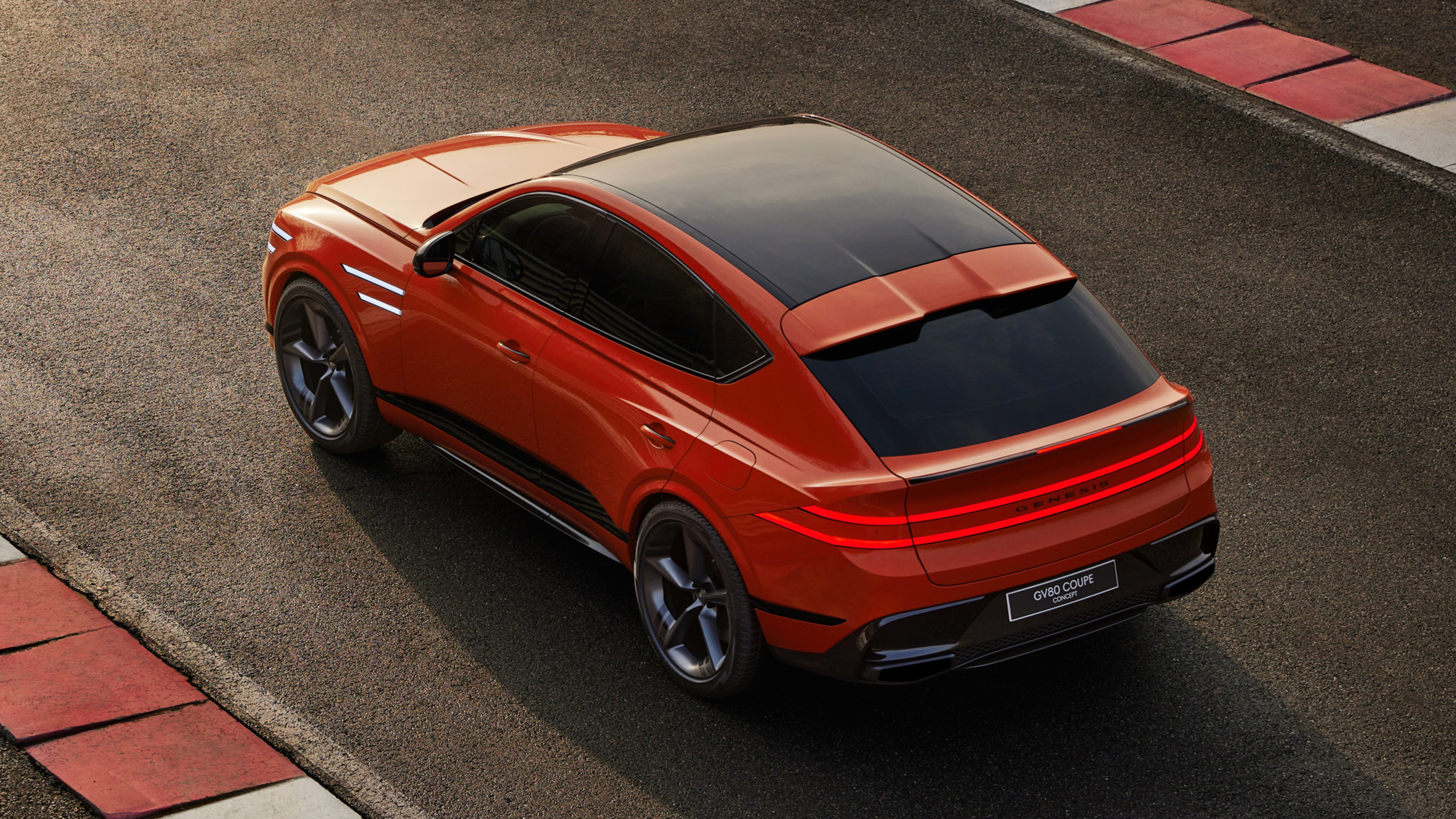 Genesis GV80 Coupe Concept - rear (bird's eye view)