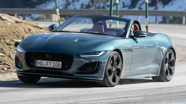 Jaguar F-Type P450 75 - front cornering