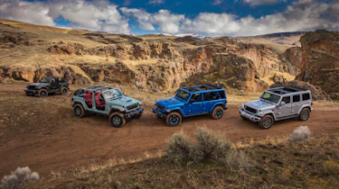 Jeep Wrangler facelift - group