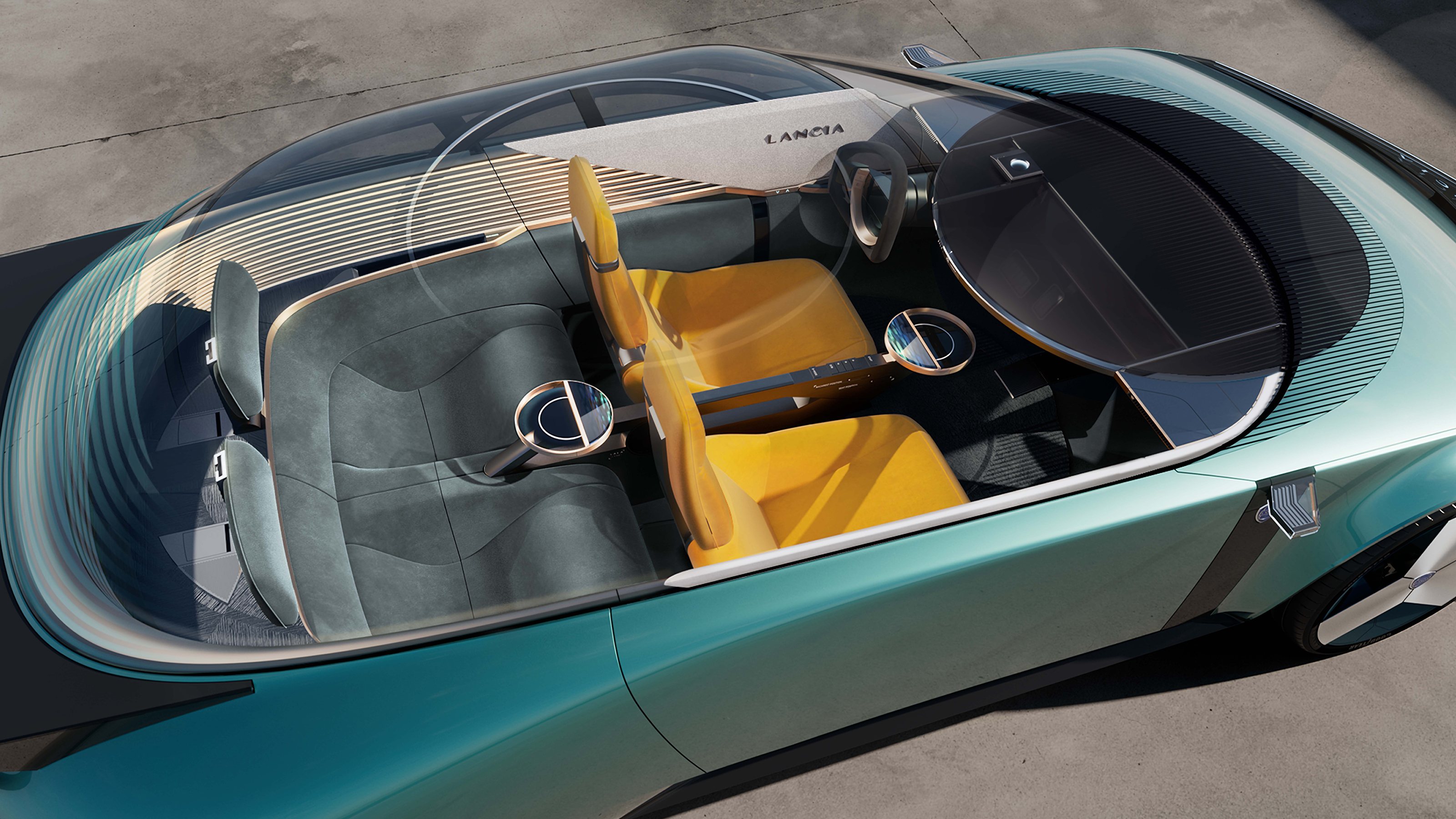 Lancia Pu+Ra HPE concept car cabin