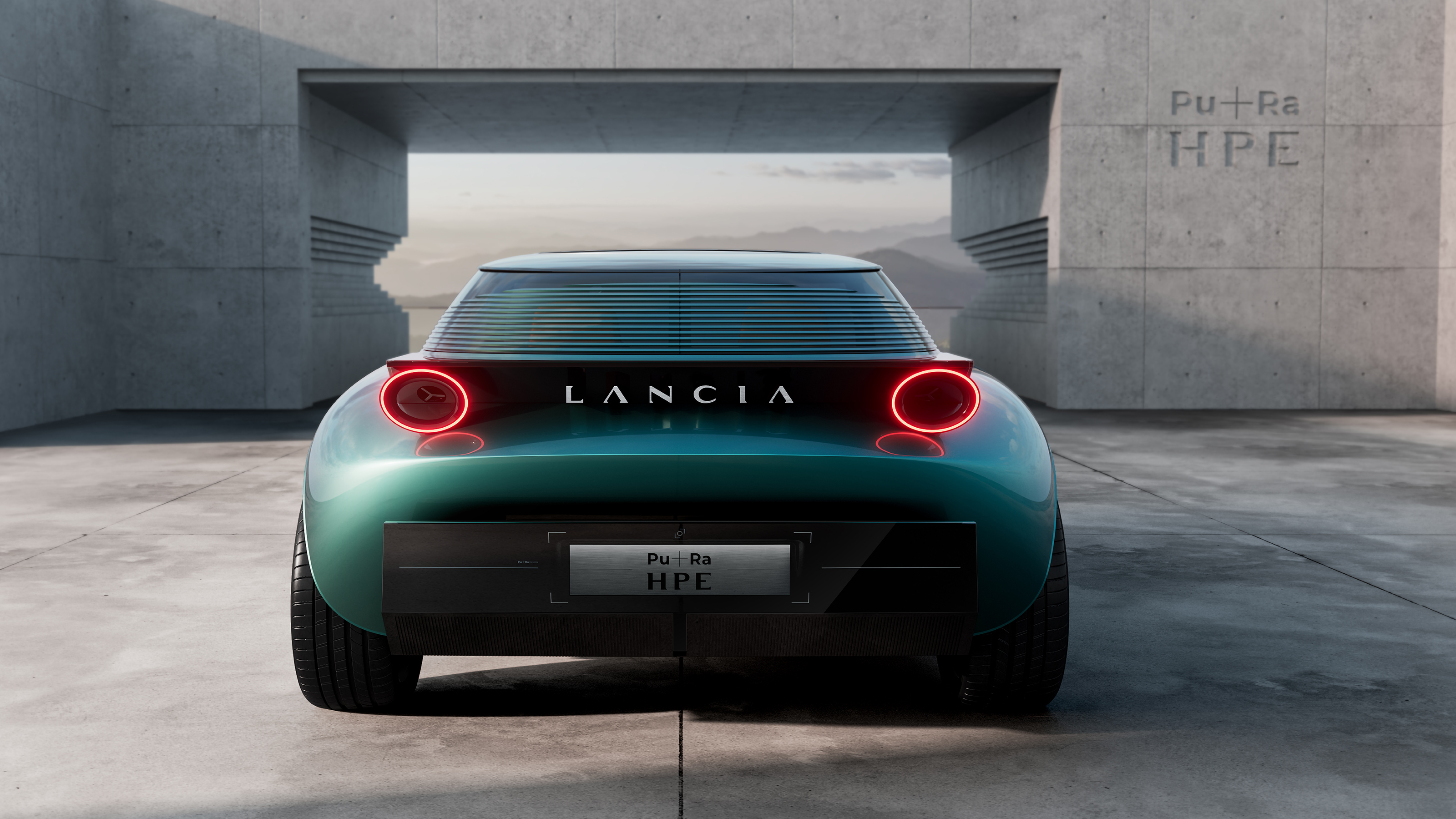 Lancia Pu+Ra HPE concept car tail