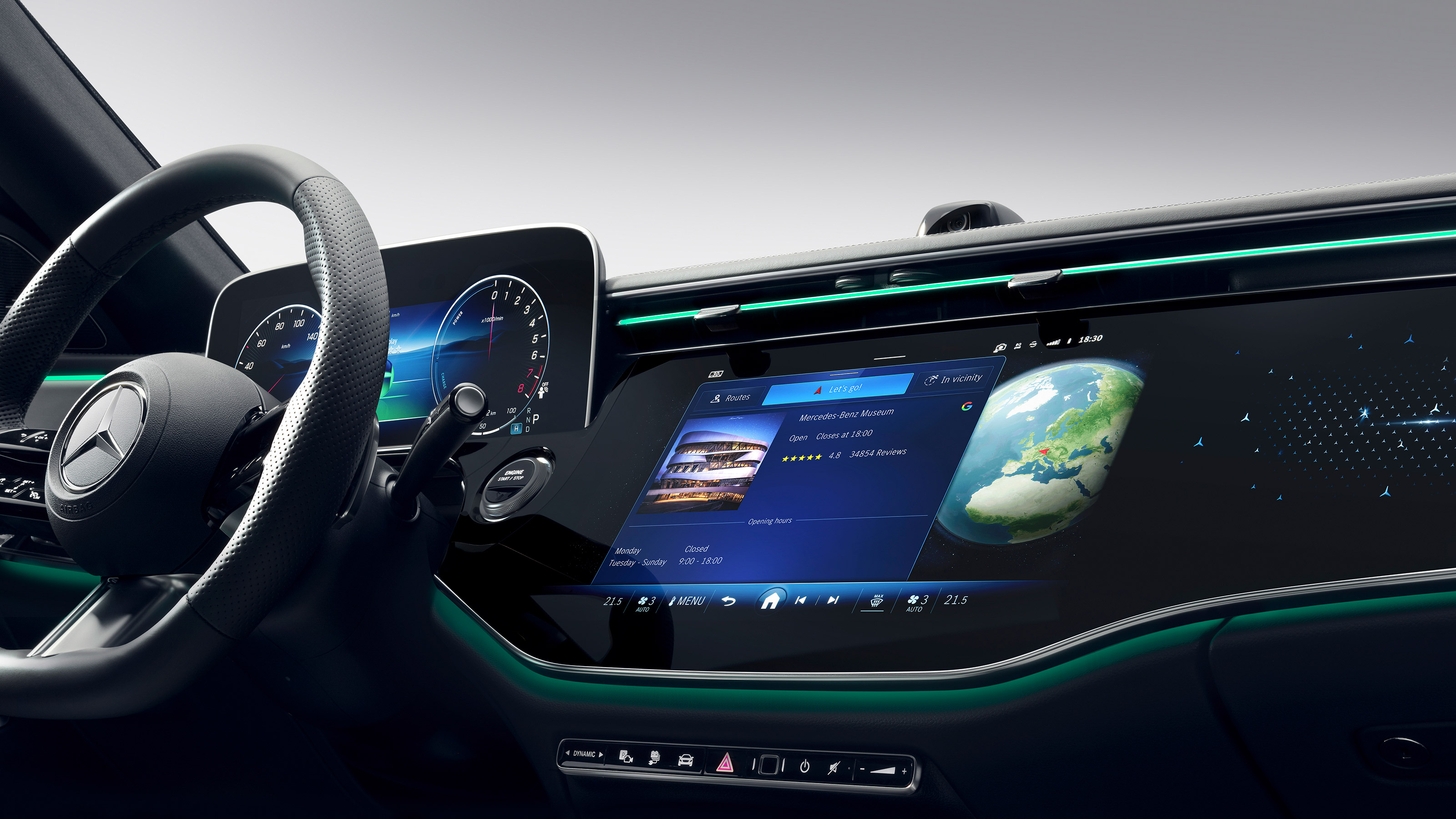 Mercedes E-Class - screen