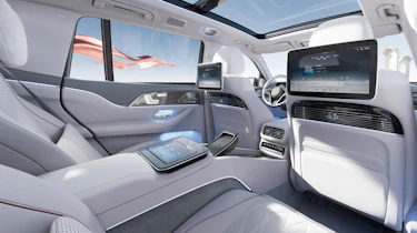 Mercedes GLS facelift - rear interior