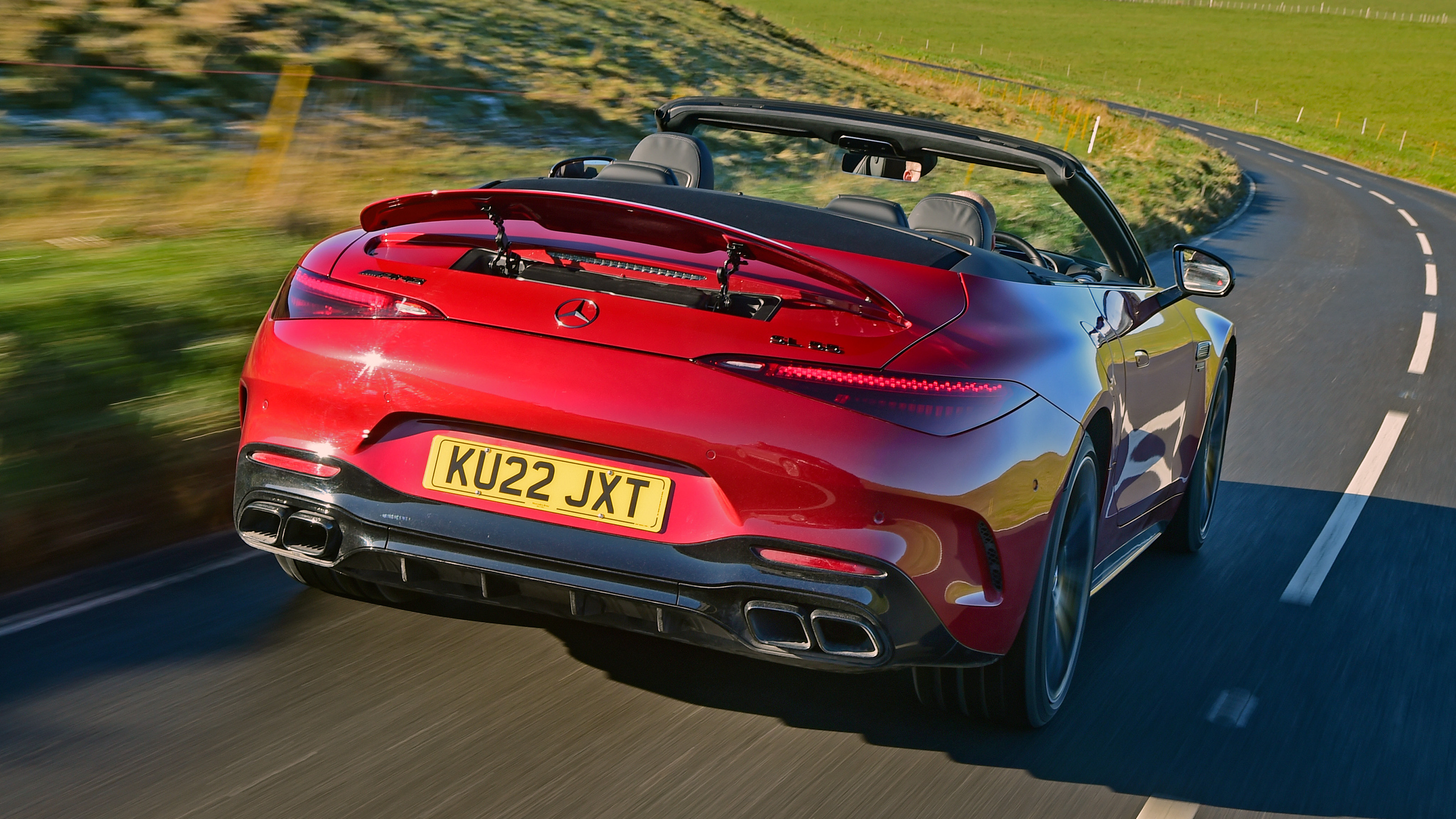 Mercedes-AMG SL 55 - rear tracking