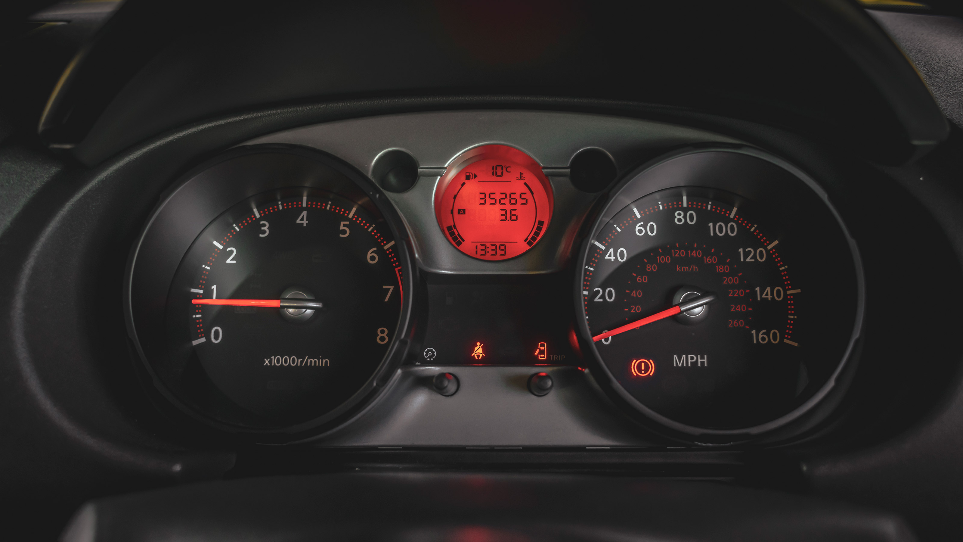 Nissan Qashqai Mk1 - dials