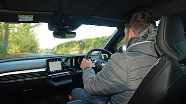 Renault Megane E-Tech - Steve Walker driving