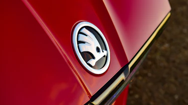 Skoda Enyaq iV - Skoda badge
