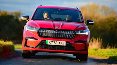 Skoda Enyaq iV - front cornering