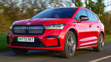 Skoda Enyaq - front tracking