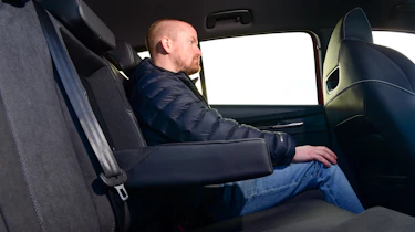 Skoda Enyaq iV - rear seats featuring Alex Ingram