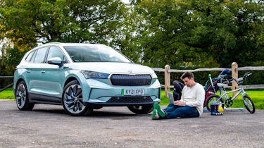 Skoda Enyaq iV 80 long termer - static