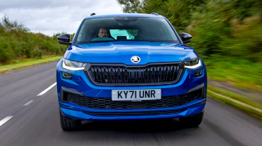 Skoda Kodiaq SportLine - front tracking