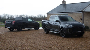 Ssangyong Musso Saracen+ - two truck front and rear